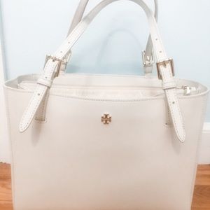 White Tory Burch Shoulder Bag